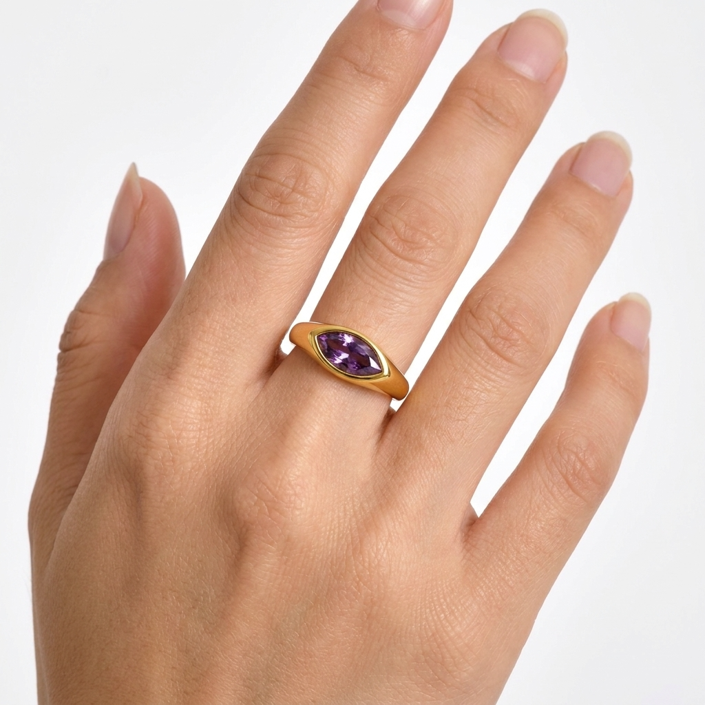 Iris Gold Ring