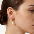Cleo Pearl Hoops