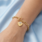 Bea Chunky Heart Bracelet
