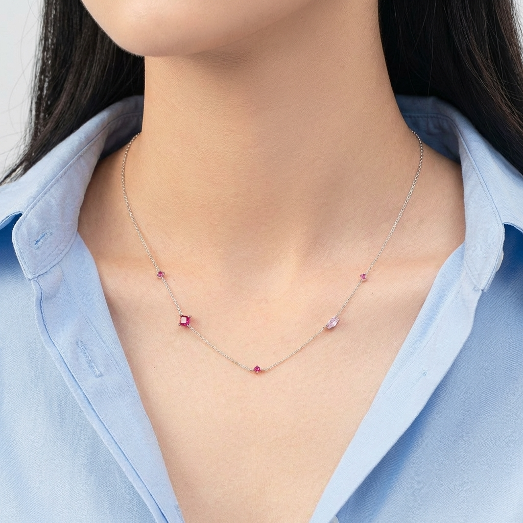 Geneva Zircon Necklace