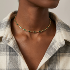 The Deco Emerald Choker
