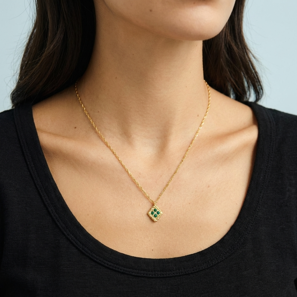 Geneviève Emerald Necklace