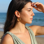 Claire Polished Hoops