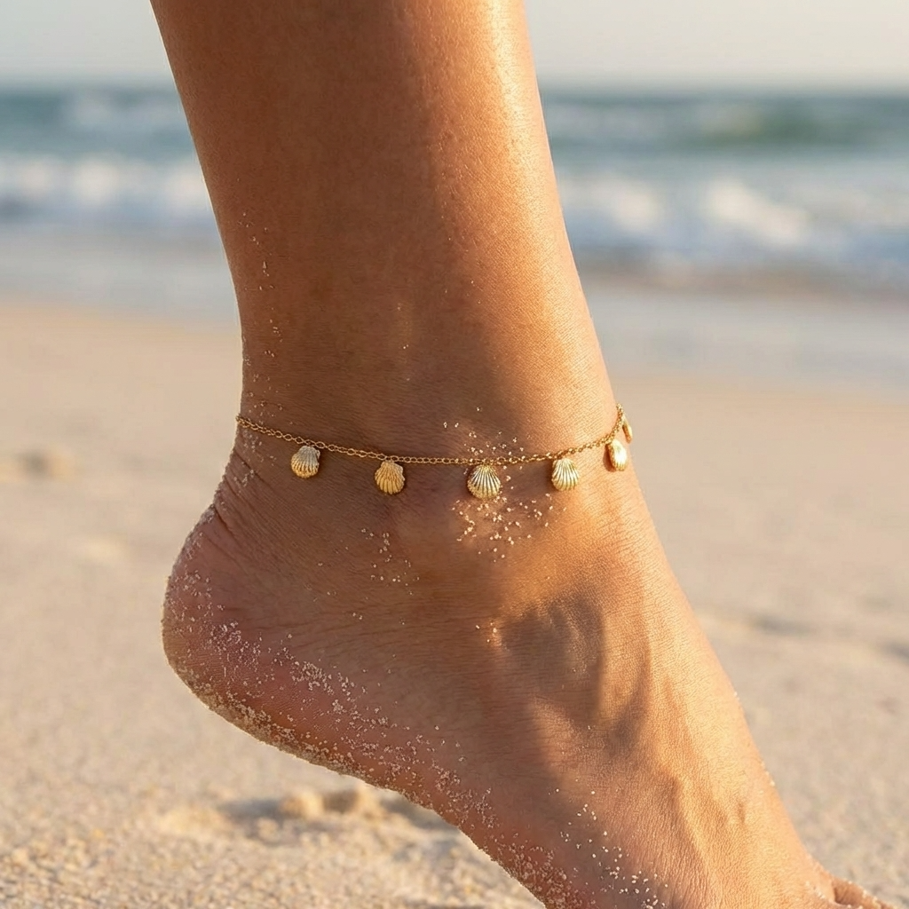 Calista Shell Breeze Anklet