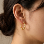The Golden Bamboo Hoops