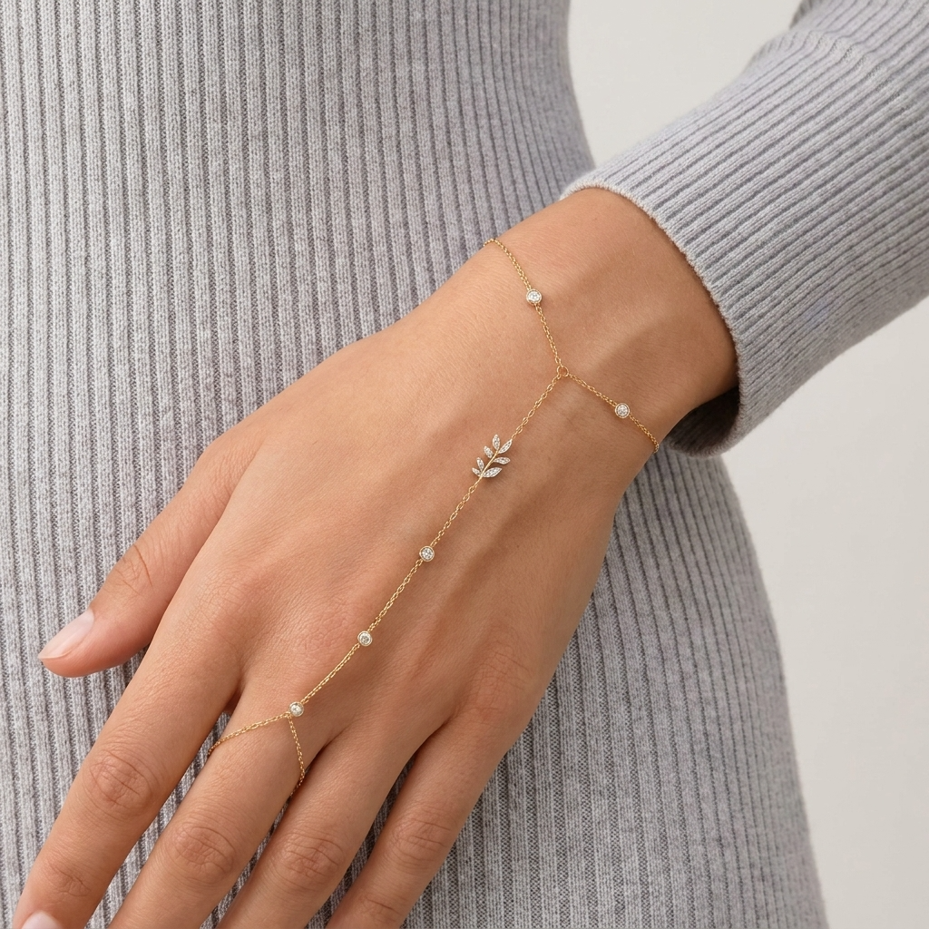 Crystal Vine Hand Chain