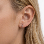 Demi Silver Hoops
