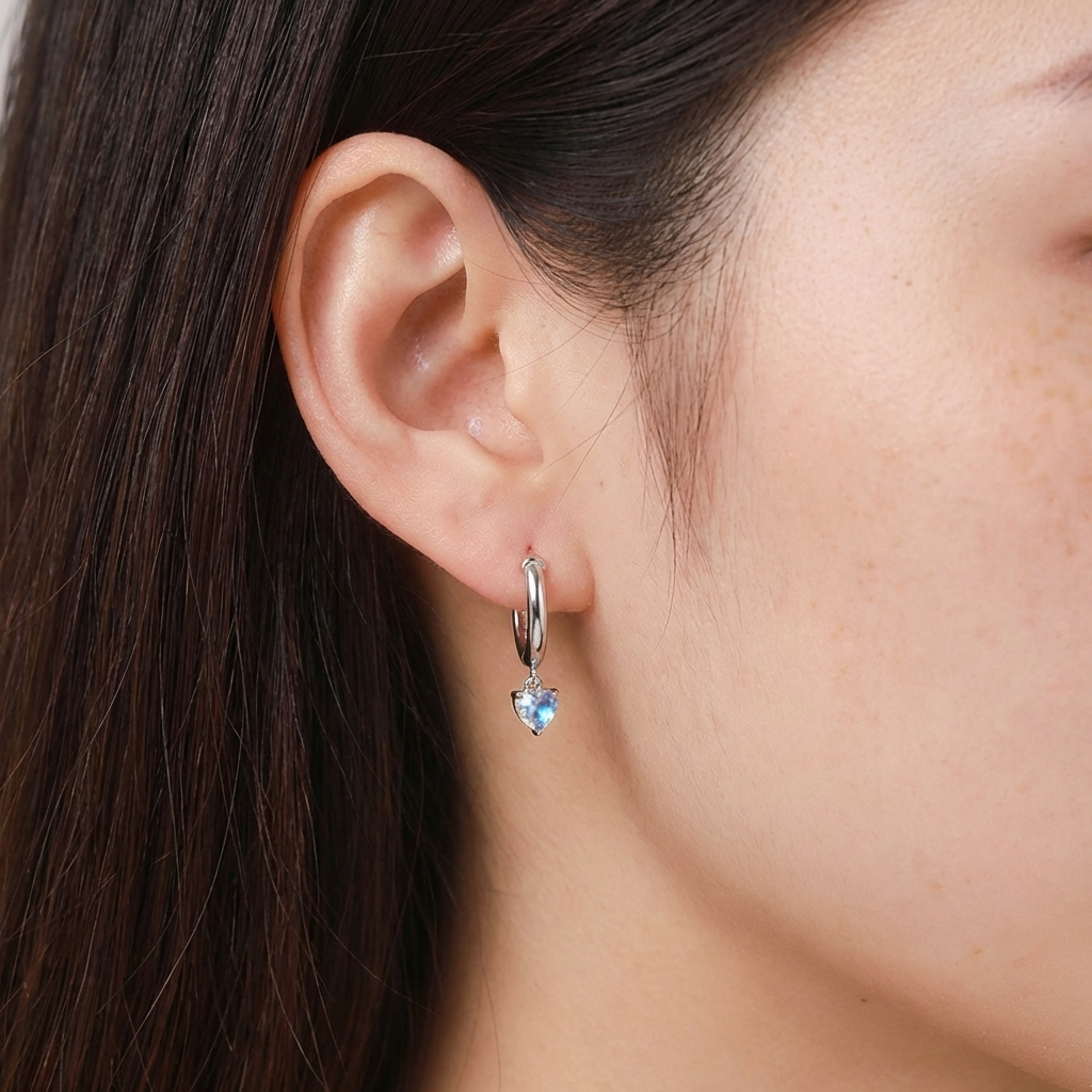 Florence Silver Hoops