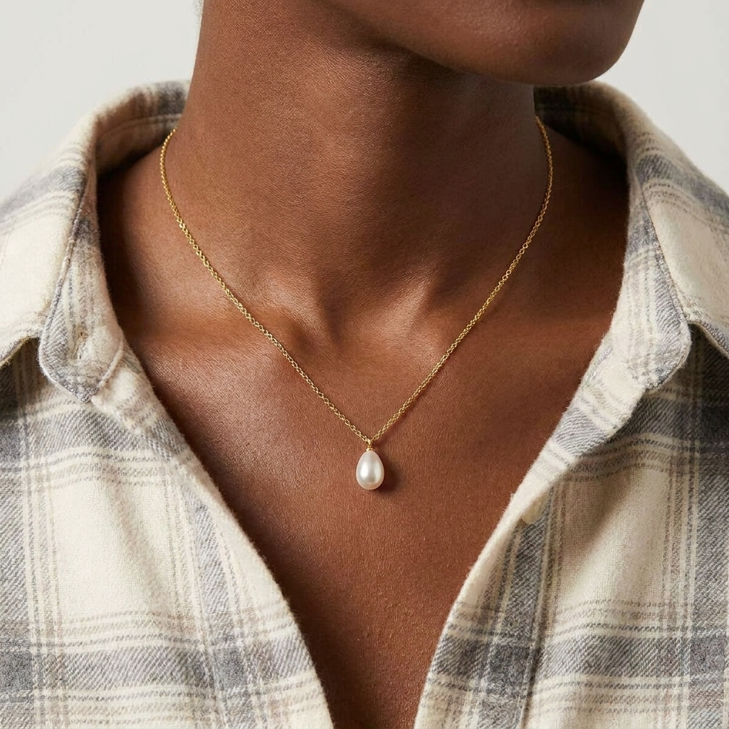 The Teardrop Pearl Necklace