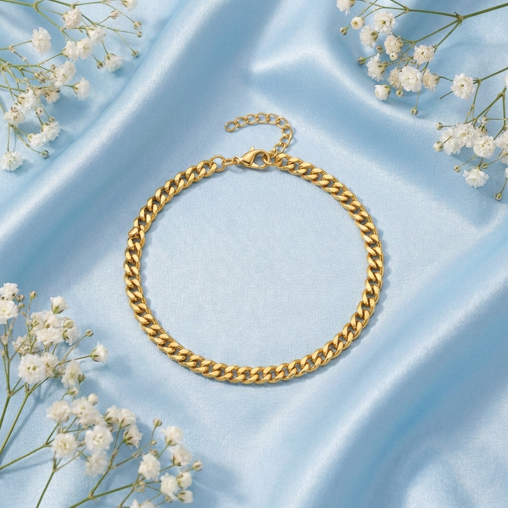 Sienna Cuban Chain Anklet