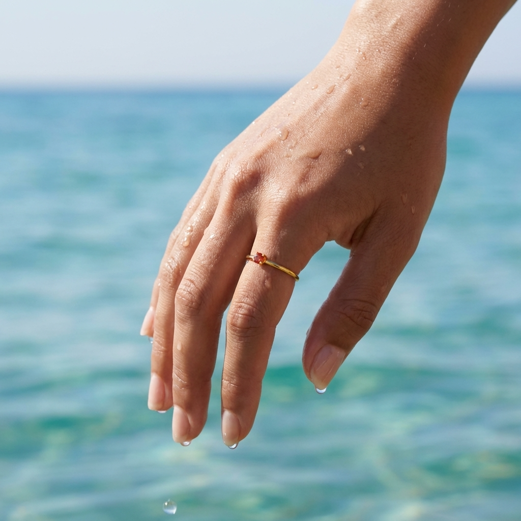 Rose Birthstone Ring