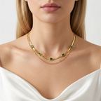 Gatsby Green Double Chain
