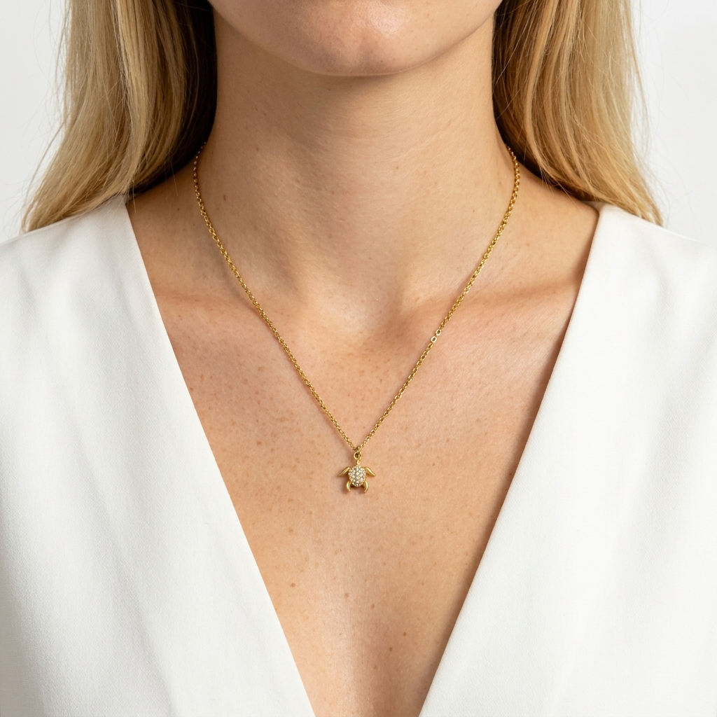 Slow & Steady Gold Necklace