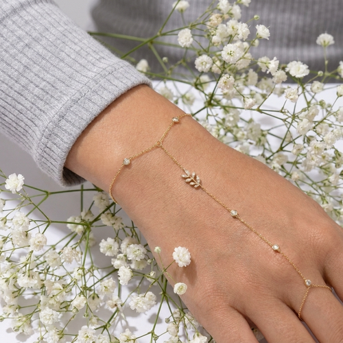 Crystal Vine Hand Chain