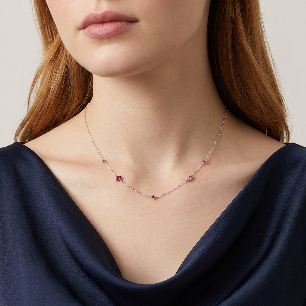 Geneva Zircon Necklace
