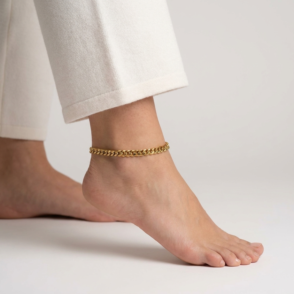 Sienna Cuban Chain Anklet