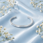 Midnight Silver Cuff