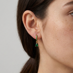 Esme Emerald Hoops