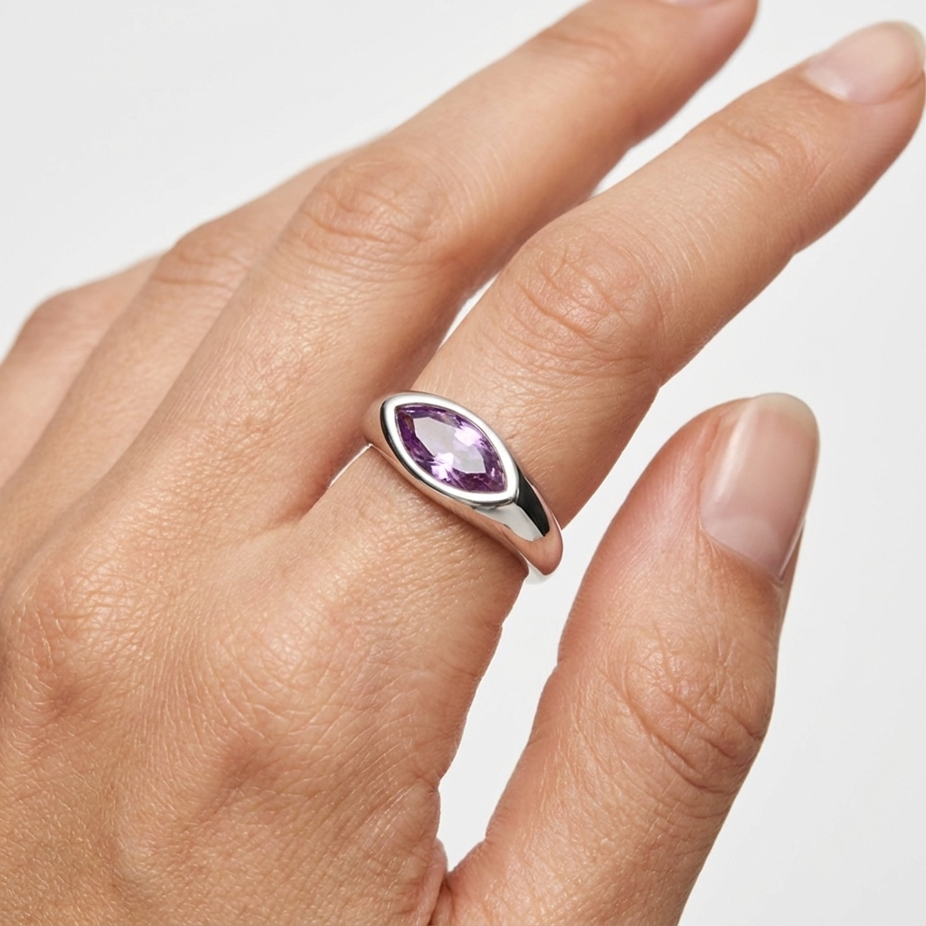 Iris Silver Ring