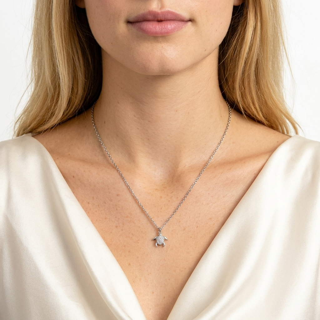 Slow & Steady Silver Necklace