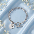 Bea Chunky Silver Bracelet