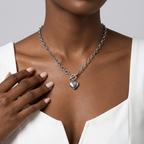 Bea Chunky Silver Necklace
