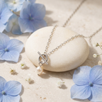 Riviera Silver Pearl Necklace