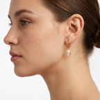 Cleo Pearl Hoops