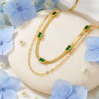 Gatsby Green Double Chain