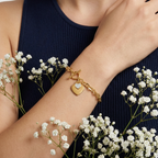 Bea Chunky Heart Bracelet