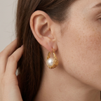 Pearl Nest Hoops