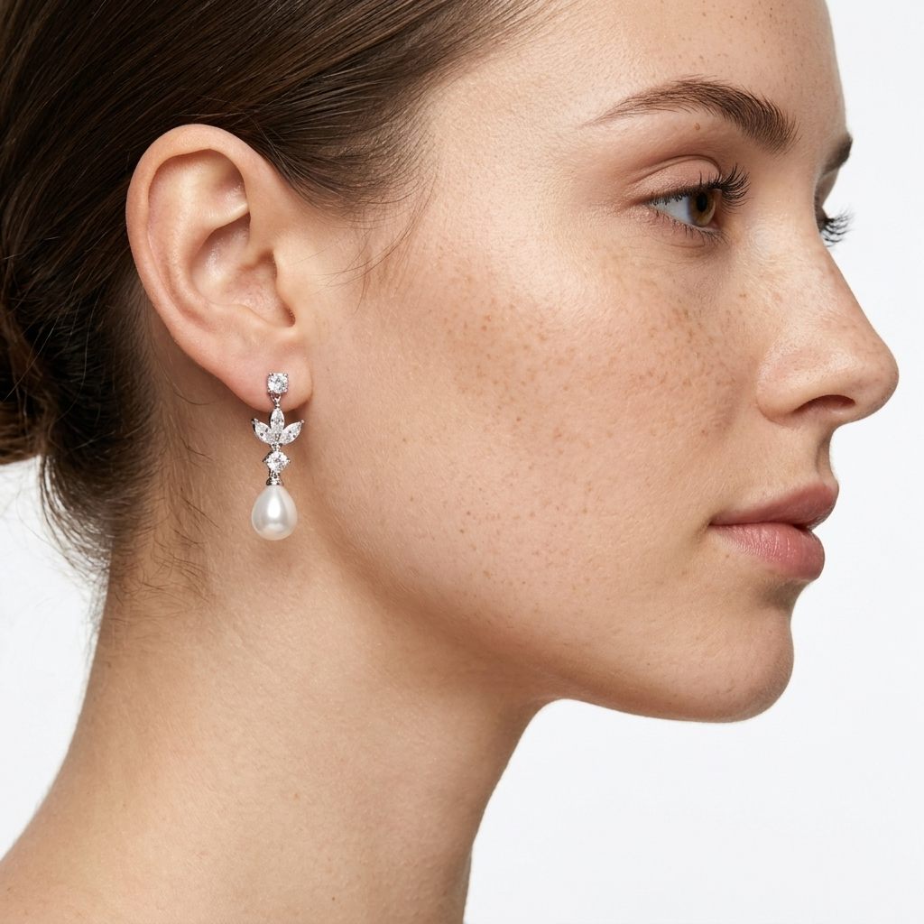 Artemis Silver Pearl Drops