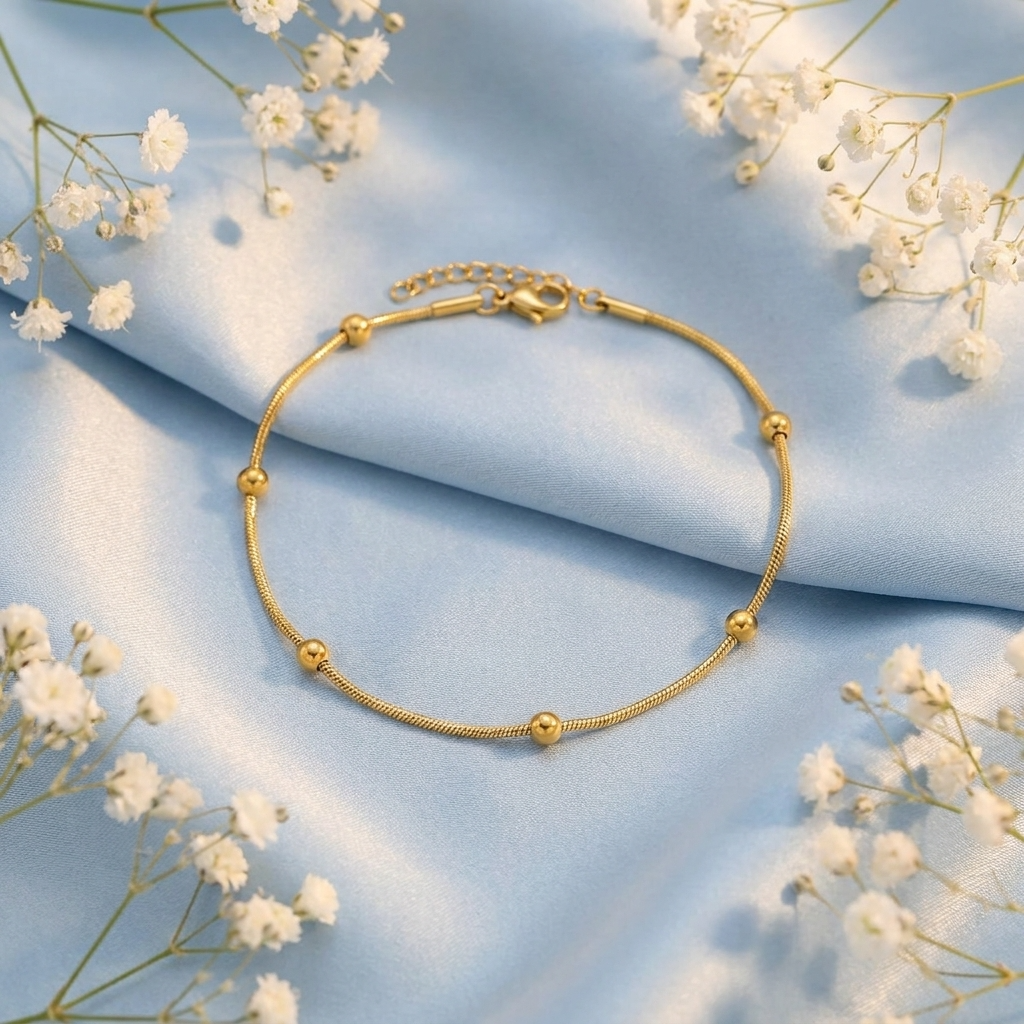 Amara Beaded Glow Anklet