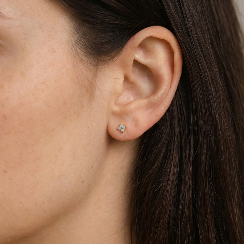 Lily Crystal Studs