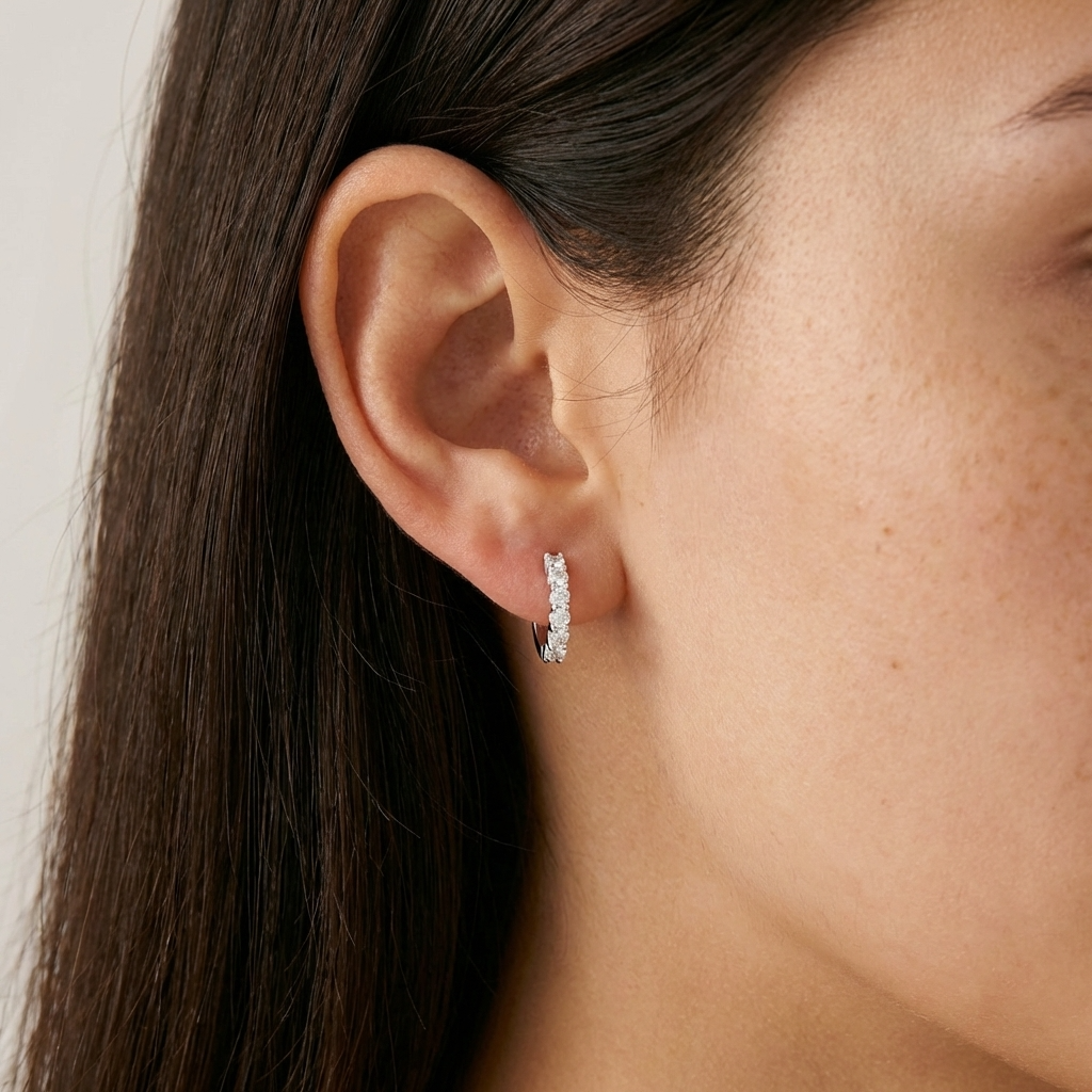 Julia Silver Hoops