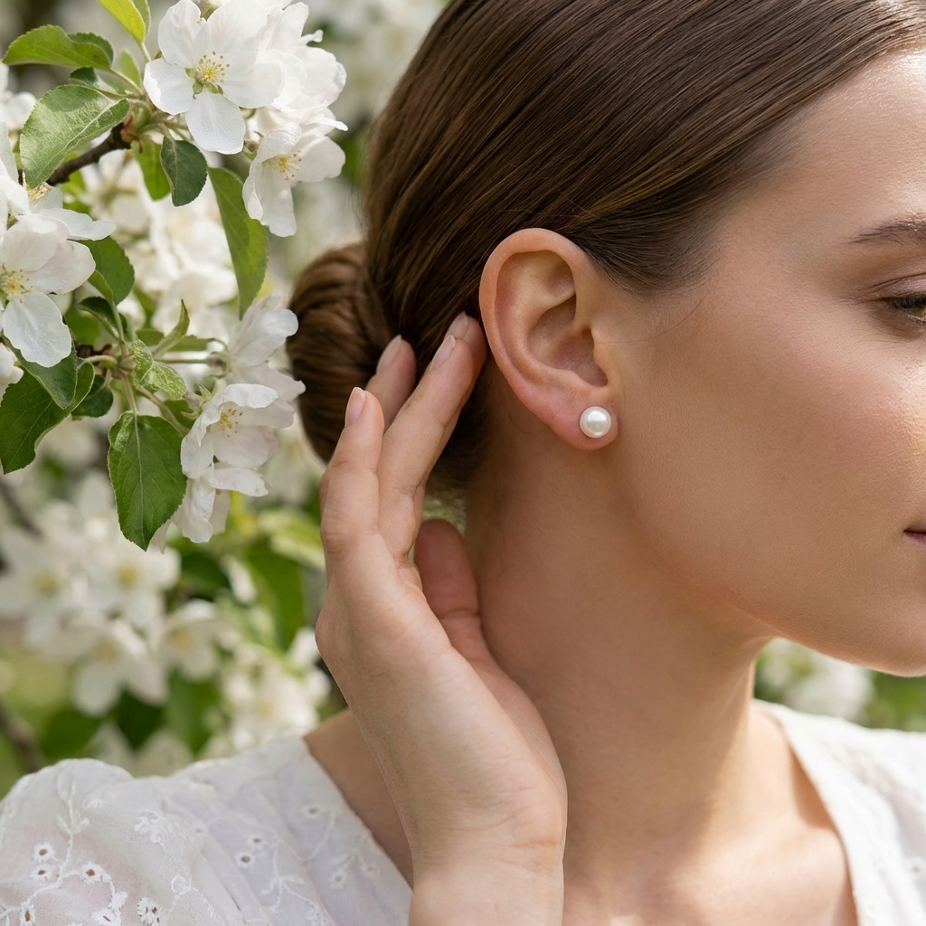 Matilda Pearl Earrings