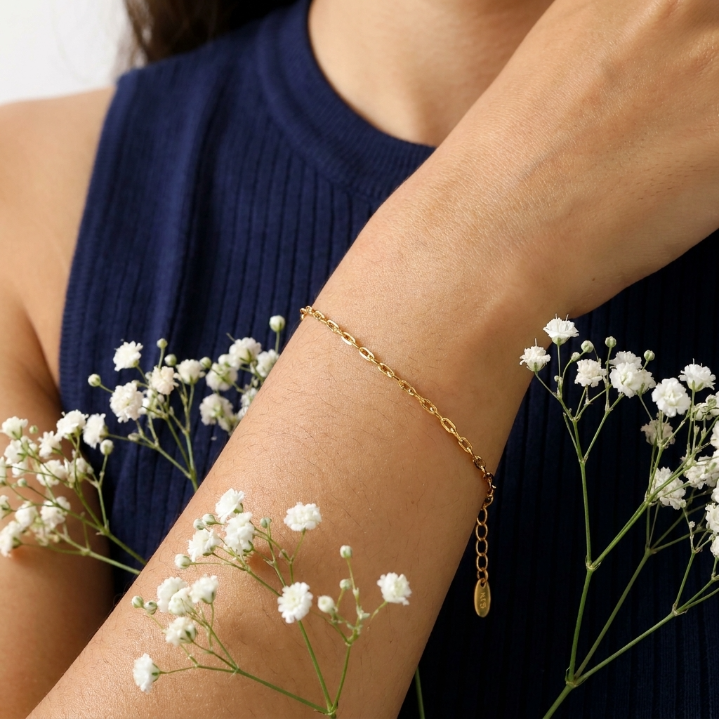 Modern Paperclip Bracelet