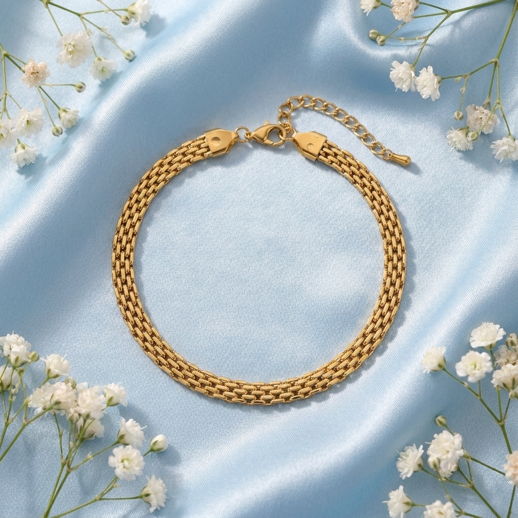 Alina Minimal Chain Anklet