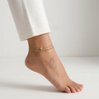 Noelle Layered Anklet Set