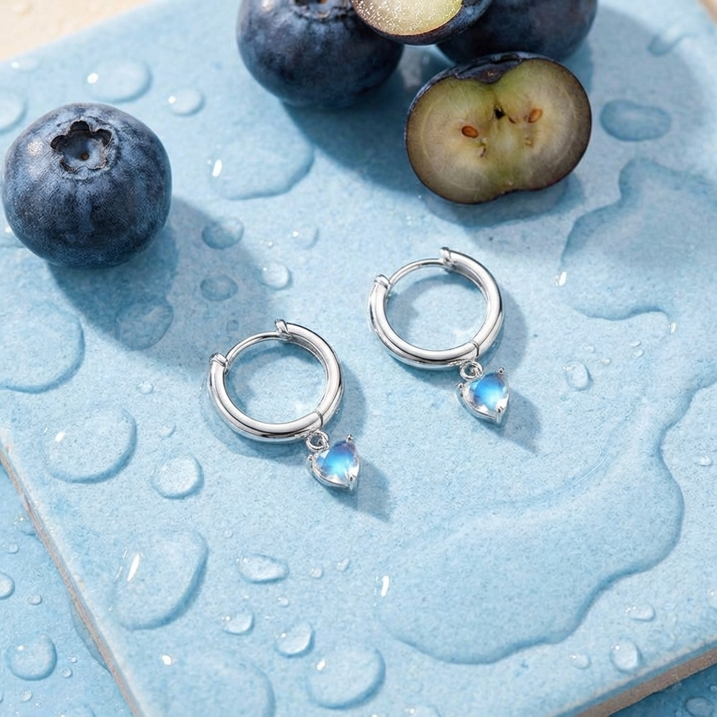 Florence Silver Hoops