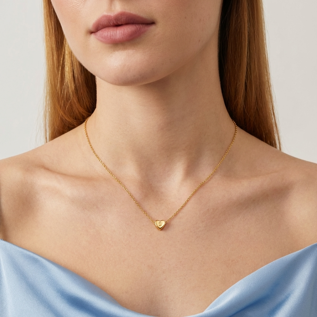 Ruby Heart Necklace