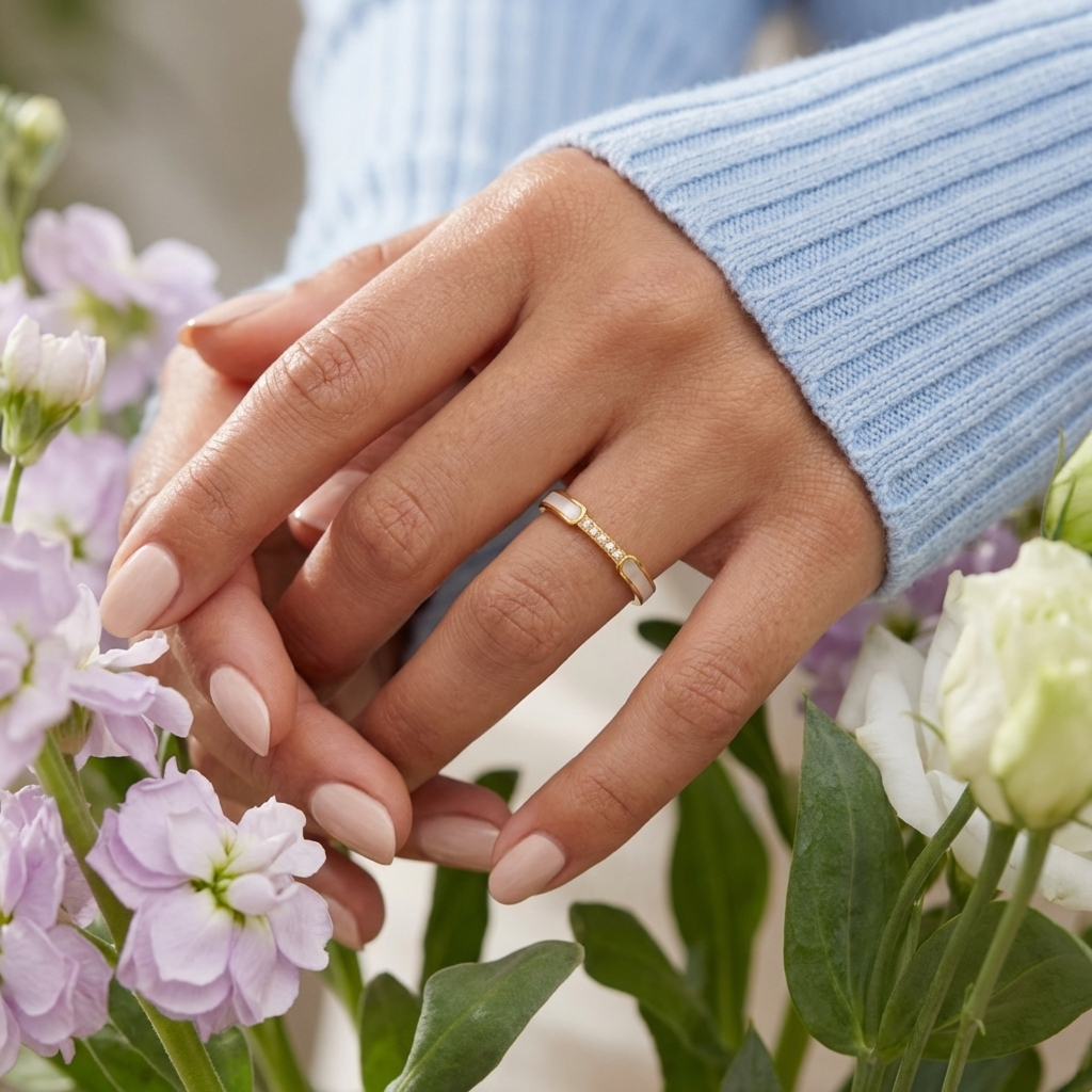 Eléanor Pearl Ring