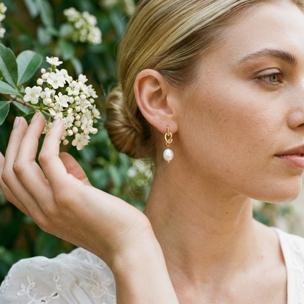 Brigitte Pearl Earrings