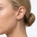Demi Silver Hoops