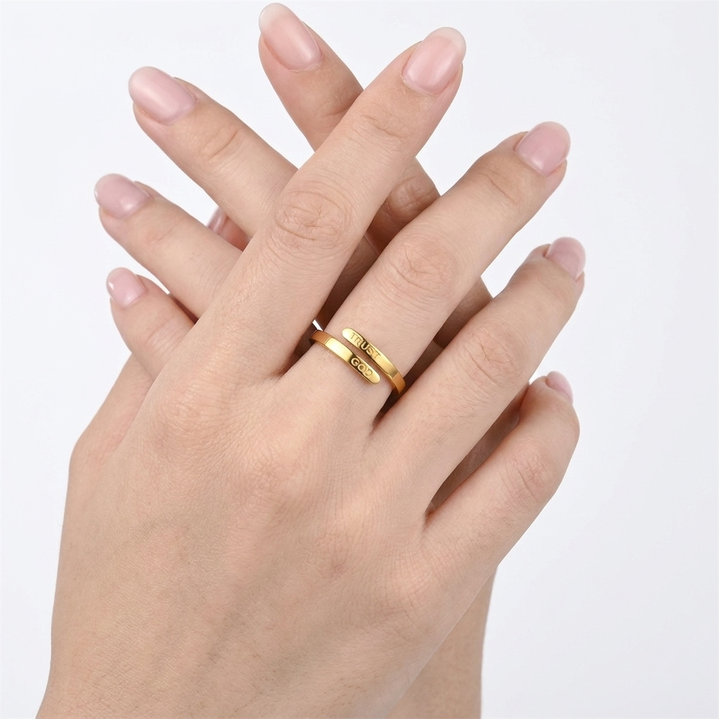 Faith Gold Ring
