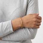 Margot Gold Paperclip Chain Link Bracelet