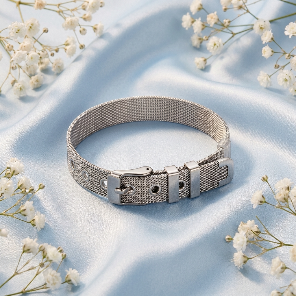 Celeste Sleek Silver Bracelet