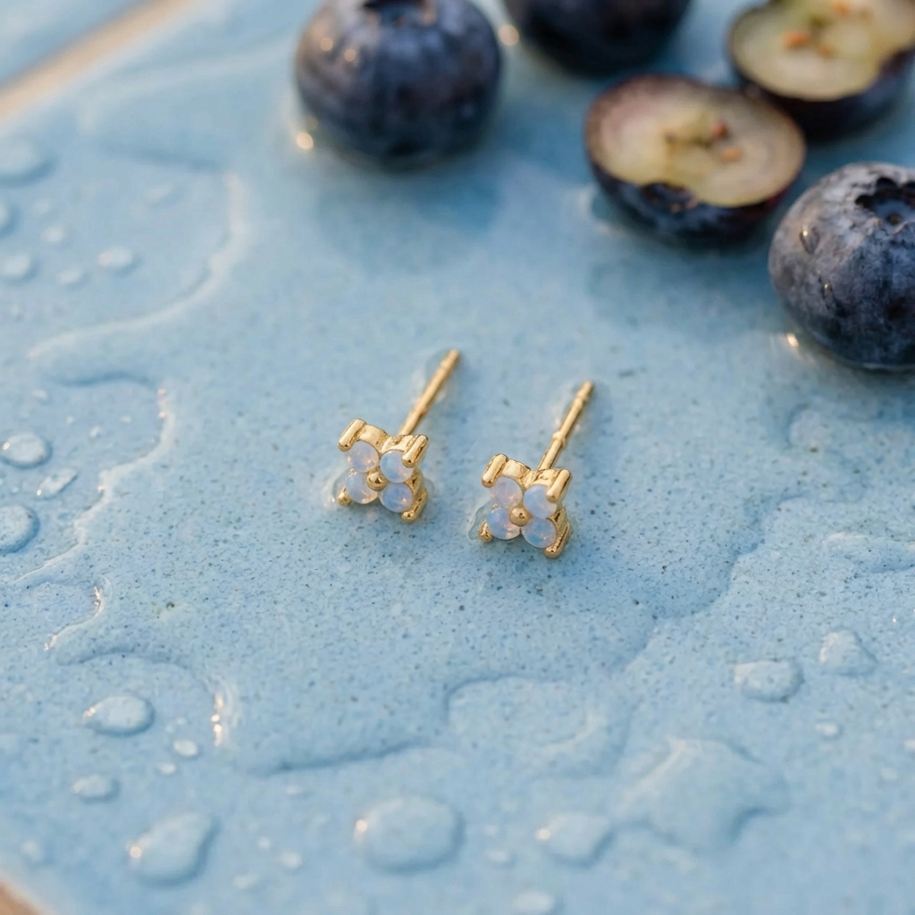 Lily Crystal Studs