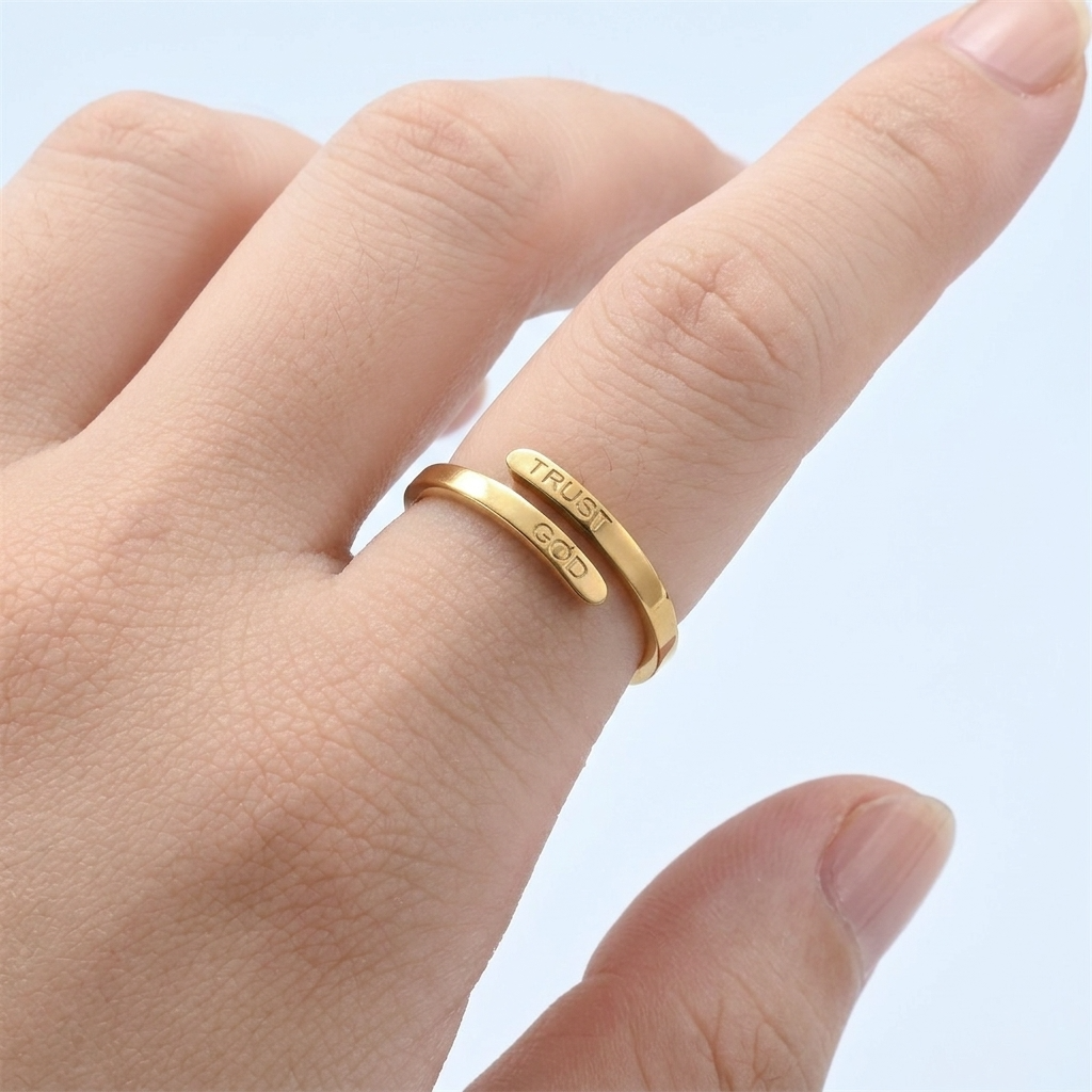 Faith Gold Ring