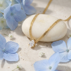 Teardrop Bezel Necklace